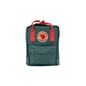 Mini Kanken backpack in Frost Green with Pink Straps