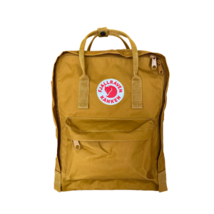 Front of Kanken Backpack in the colour acorn