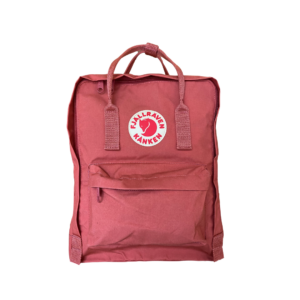 Front of Kanken Backpack in the colour Dahlia