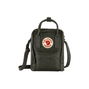 Front of Kanken sling bag in deep forest