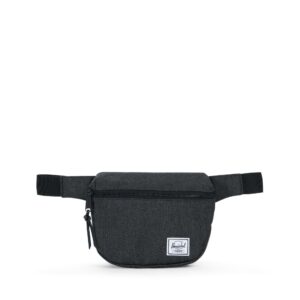 Herschel Fifteen Hip Pack in black crosshatch