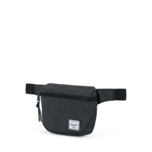 Herschel Fifteen Hip Pack in black crosshatch