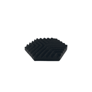 Concrete coaster in black