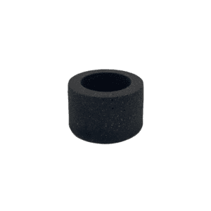 Small concrete incense holder in black