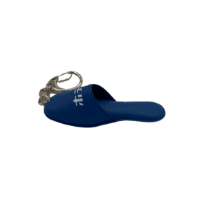 Slipper keychain, blue