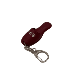 Slipper keychain, brown