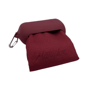 Travel towel, red