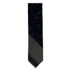 Necktie with stripes and Dots
