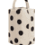Cream and Black Polka Dot
