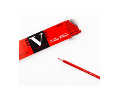 Tombow 8900-V Colored Pencil, Red Lead, Box of 12 - Image 2